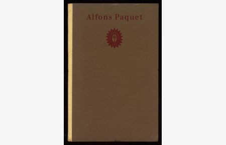 Alfons Paquet.