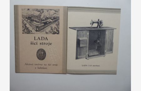 LADA sici stroje. (LADA-Nähmaschinen-Katalog).