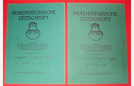 Praehistorische Zeitschrift. Bd. 16. 1925 in den Heften 1/2 und 3/4.
