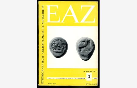 Ethnographisch-archäologische Zeitschrift (EAZ) 16. Jahrgang (nur) Heft 2.