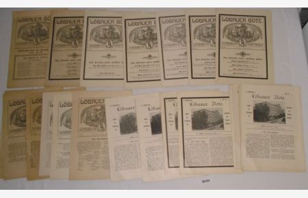Löbauer Bote - Blätter der Erinnerung für Angehörige des Löbauer Seminars (25 Stück 1906 bis 1922)