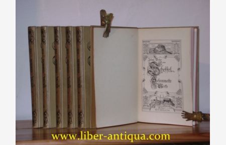 Joseph Victor von Scheffels Gesammelte Werke in sechs Bänden  - Mit einer biographischen Einleitung von Johannes Proelß,