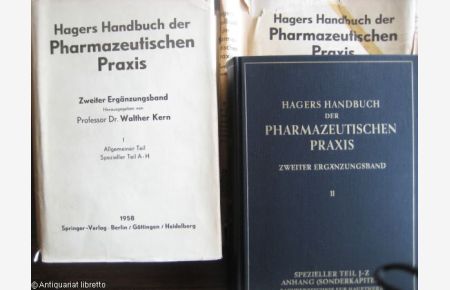 Hagers Handbuch der pharmazeutischen Praxis  - für Apotheker, Arzneimittelhersteller, Drogisten, Ärzte und Medizinalbeamte.