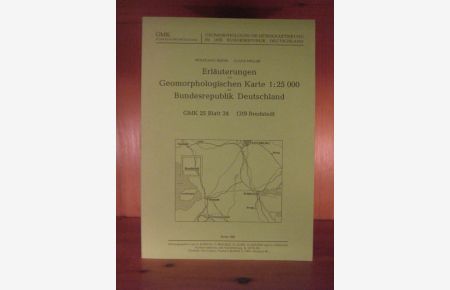 Erläuterungen zur Geomorphologischen Karte 1 : 25000 der Bundesrepublik Deutschland. GMK 25 Blatt 24. 1319 Bredstedt.