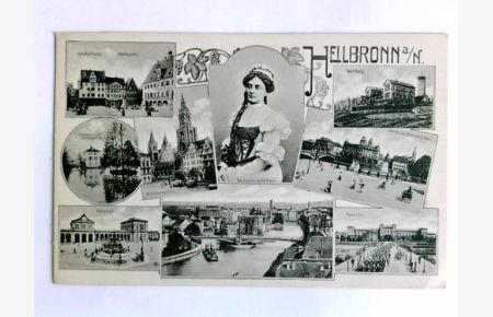 Postkarte: Heilbronn a. /N. - Verschiedene Ansichten