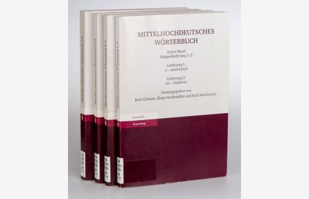 Mittelhochdeutsches Wörterbuch. Erster Band, Doppellieferung 1-8 (in 4 Teilen).