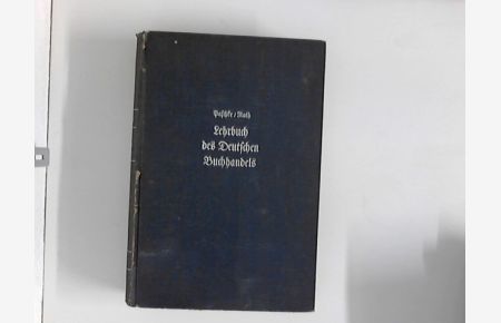 Lehrbuch des Deutschen Buchhandels
