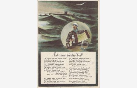 Antje, mein blondes Kind. Liedpostkarte um ca. 1941.