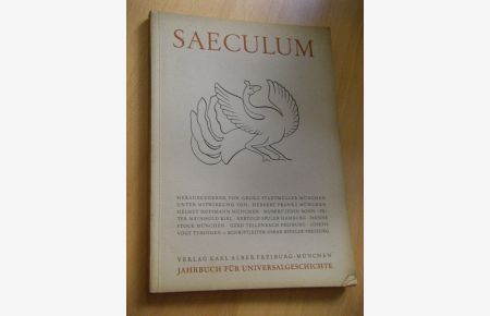Saeculum. Jahrbuch für Universalgeschichte. Band 3, Heft 3, Jahrgang 1952