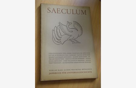 Saeculum. Jahrbuch für Universalgeschichte. Band 4, Heft 4, Jahrgang 1953