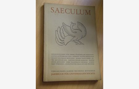 Saeculum. Jahrbuch für Universalgeschichte. Band 5, Heft 3, Jahrgang 1953