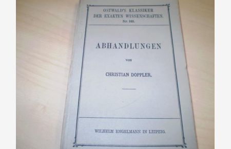 Abhandlungen.   - Hg. von Hendrik Antoon Lorentz.