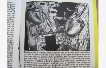 Ein Unglück im Westen, am 13. Mai.   - Mit 1 ganzseitigen Original-Holzstich von Karl-Georg Hirsch.