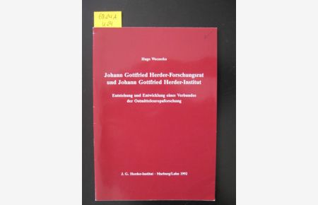 Johann Gottfried Herder-Forschungsrat und Johann Gottfried Herder-Institut.