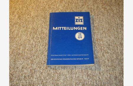 ZIS-Mitteilungen 12/69