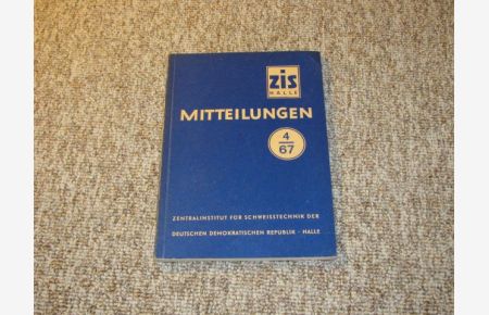 ZIS-Mitteilungen 4/67