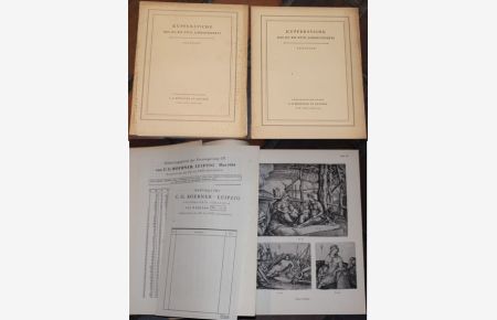 Kupferstiche des XV. bis XVIII. Jahrhunderts Text, -und Tafelband, beiliegend Schätzpreise