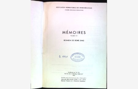 Mémoires; tome IV: Réunion de Rome (1961)