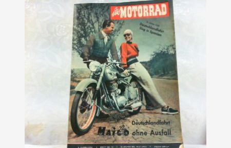 Das Motorrad. 3. Jahrgang Heft Nr. 11 Mai 1951. Technik Wirtschaft Sport - Die deutsche Motorrad-Fachzeitschrift.