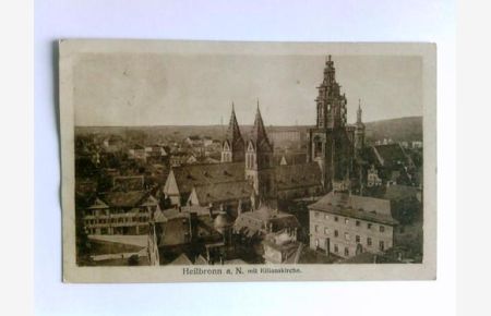 1 Postkarte: Heilbronn a. N. mit Kilianskirche