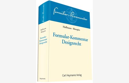 Formular-Kommentar Designrecht