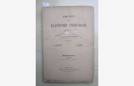 Beiträge zur plastischen Chirurgie der Nase. IN: Arch. Klin. Chir. , 30, 1884, S. 106-118.