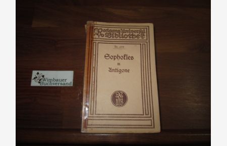 Sophokles Tragödien - Band 3 : Antigone
