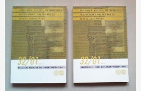 Sprache, Mythen, Mythizismen. Festschrift für Walter Beltz zum 65. Geburtstag am 25. April 2000. Bde. II-III (von 3) in 2 Bdn.