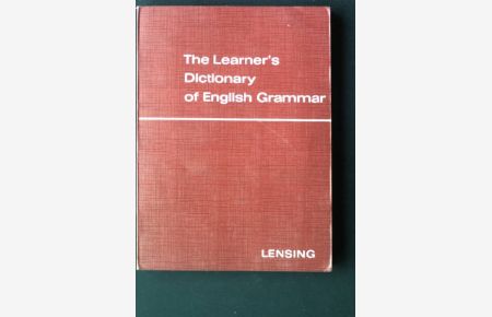 The Learner's dictionary of english Grammar.