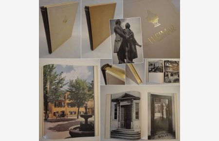 Weimar, Stätte klassischer Tradition. Bilder von Günther Beyer und Klaus Beier * L U X U S A U S G A B E in H A L B L E D E R im Verlagsschuber