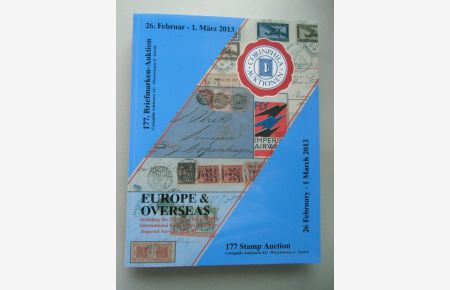 177. Stamp Auction Europe & Overse AS . . . 2013 Briefmarken Numismatik