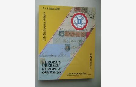 161. Briefmarken-Auktion Europa Übersee Europe Overseas Briefmarken Philatelie