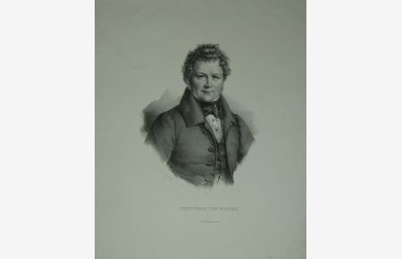 Portrait. Brustfigur en face. Lithographie von Franz Seraph Hanfstaengl. Unterrand mit Bezeichnung.