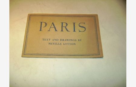 Paris. Text and drawings