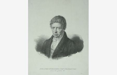Portrait. Brustfigur nach viertellinks. Lithographie von Franz Seraph Hanfstaengl. Unten mit Schrift.