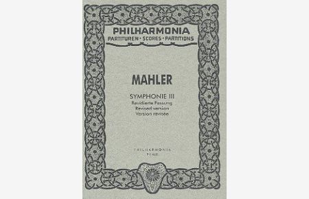 Symphonie III in sechs Sätzen für großes Orchester, Altsolo, Knabenchor und Frauenchor