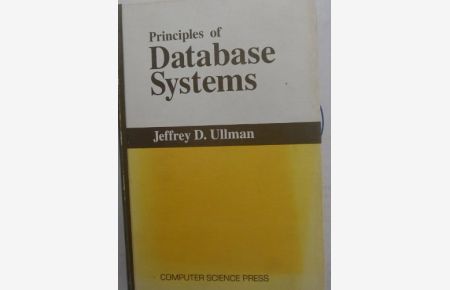 Principles of Database Systems (Computer software engineering series)