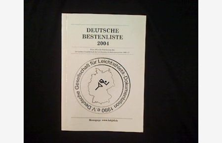 Deutsche Bestenliste der DGLD 2004.