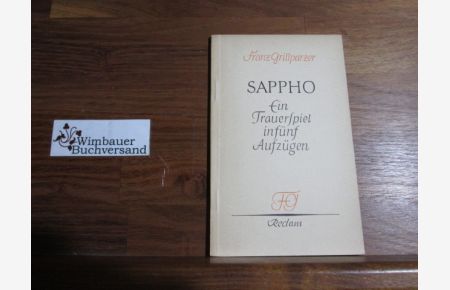 Sappho : Trauerspiel in 5 Aufzügen.