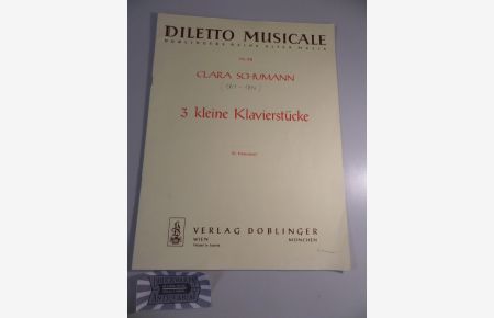 3 kleine Klavierstücke.   - Diletto musicale Nr. 812.