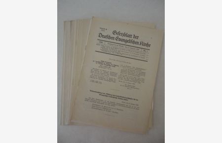 Gesetzblatt der Deutschen Evangelischen Kirche Ausgabe A (Reich) 1936  - Dieses Buch wird von uns nur zur staatsbürgerlichen Aufklärung und zur Abwehr verfassungswidriger Bestrebungen angeboten (§86 StGB)