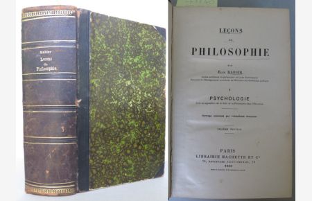 Lecons de Philosophie. I. Psychologie. II. Logique
