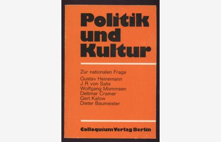 Politik und Kultur 2 1974