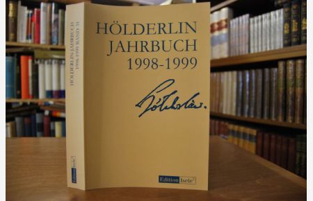 Hölderlin-Jahrbuch 1998-1999. 31. Band.