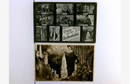2 AK Dechenhöhle; 1x Mehrbild mit 9 versch. Innenansichten, 1956; 1x Kaiserhalle, 1928; Konvolut