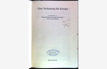 Eine Verfassung für Europa