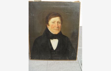 Porträt eines markanten Mannes Ölgemälde auf Leinwand um 1830