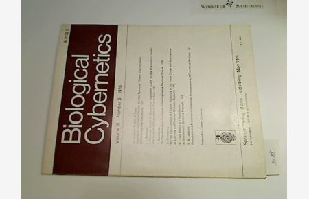 Vol. 21, Nr. 3, 1976 Biological Cybernetics