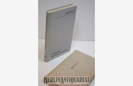 Literatur der Sprichwörter.   - Ein Handbuch für Literarhistoriker, Bibliographen u. Bibliothekare.