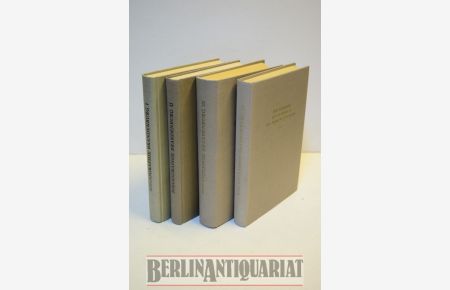 Bibliographie zur Geschichte der Mark Brandenburg.   - NUR Bände 1 bis 4 von z.Z. 6 Bänden.